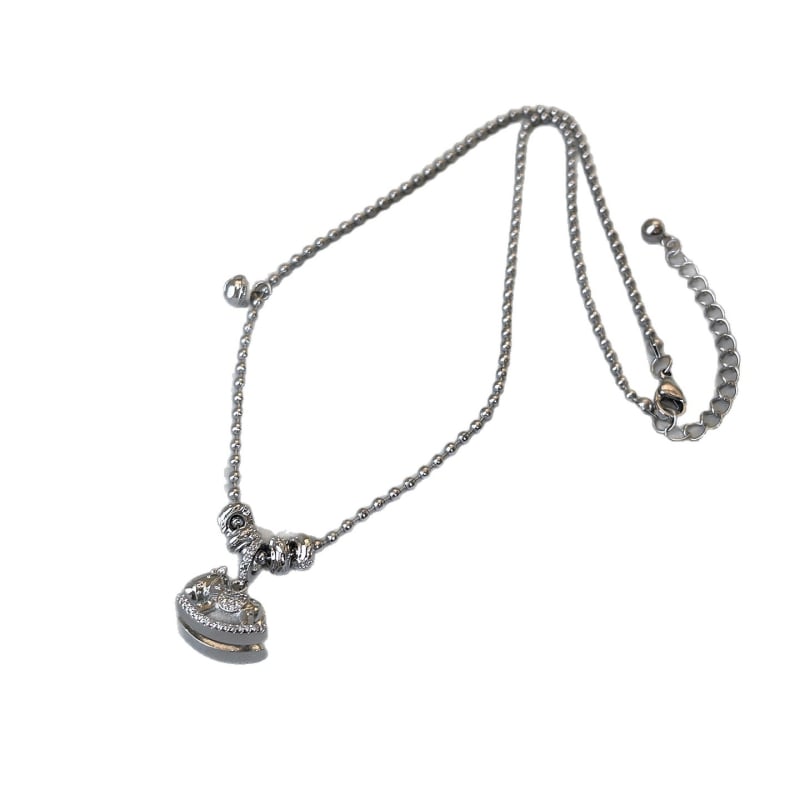 Colier din cupru cu pandantiv din cupru, lanț regulat, circumferința 51–60 cm, Iarna 2025, stil ușor de lux pentru femei