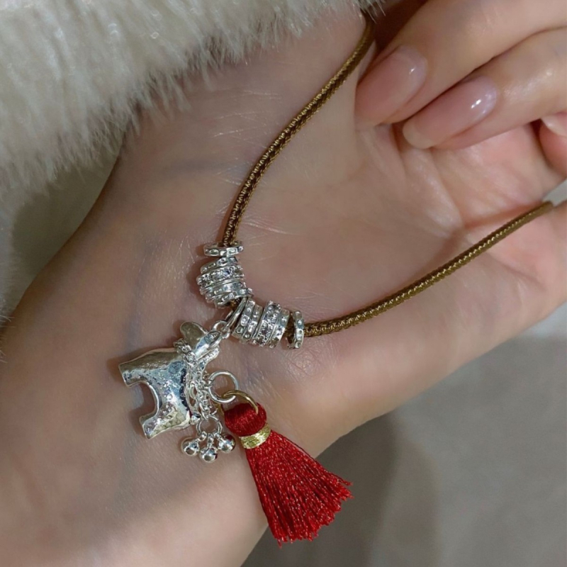 Colier din cupru și zirconiu, placare electroplată, pandant geometric, lanț 71–80 cm, unisex