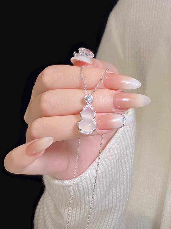 Огърлица от мед с ключична верига, електроплакирана, стил лукс, за жени