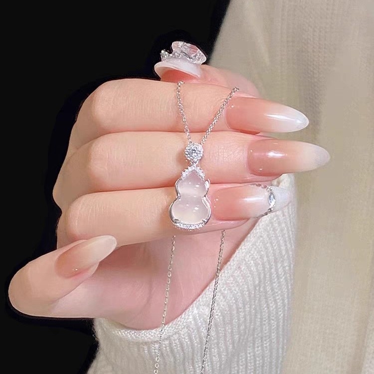 Огърлица от мед с ключична верига, електроплакирана, стил лукс, за жени