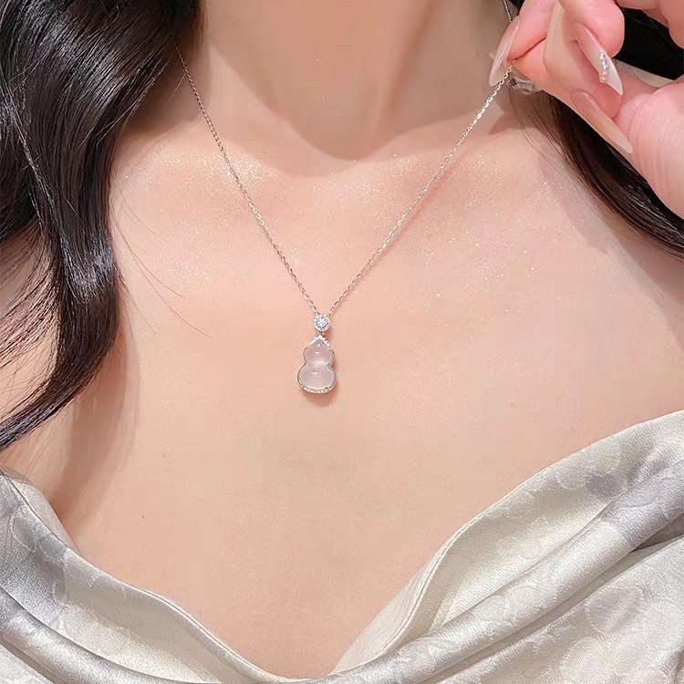 Огърлица от мед с ключична верига, електроплакирана, стил лукс, за жени