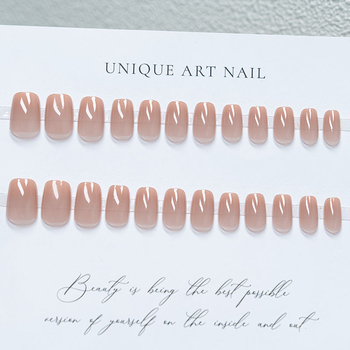 Set de plasturi pentru unghii - model gradient, stil simplu, confortabil de purtat, pentru femei - Jie Yan