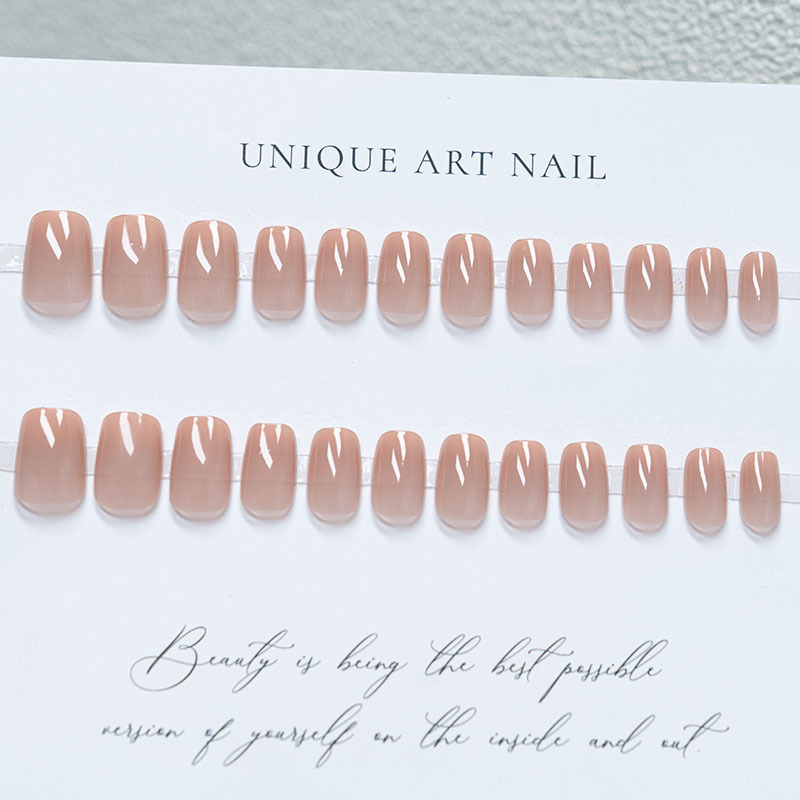 Set de plasturi pentru unghii - model gradient, stil simplu, confortabil de purtat, pentru femei - Jie Yan