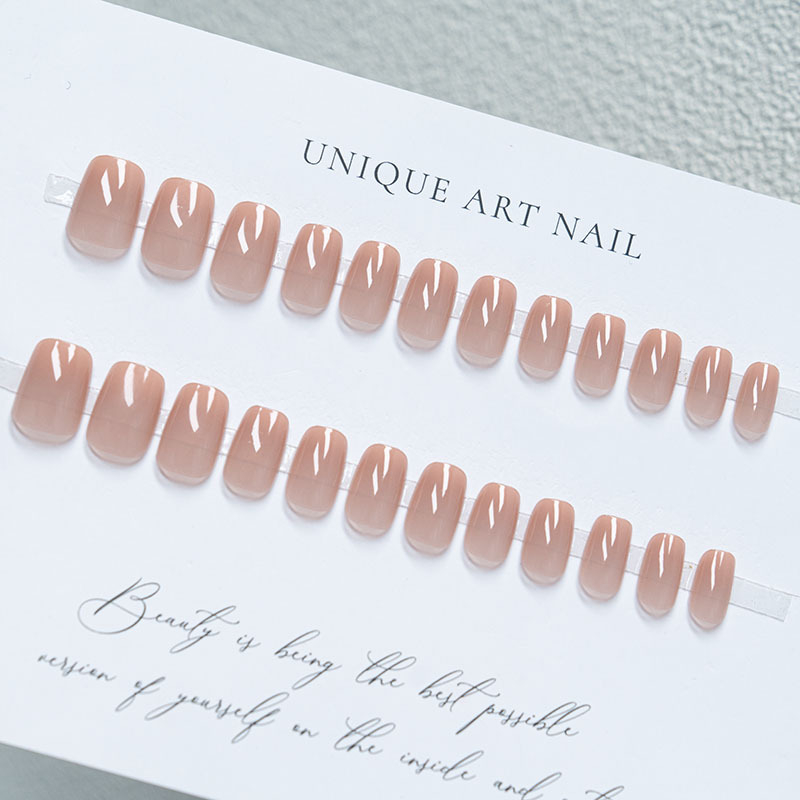 Set de plasturi pentru unghii - model gradient, stil simplu, confortabil de purtat, pentru femei - Jie Yan