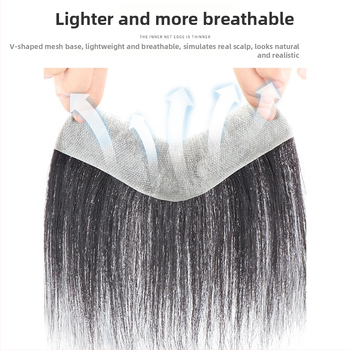 Férfi homlokvonal-paróka – teljesen kézi szövésű, valódi emberi hajból, festhető vagy göndöríthető, minden bőrszínhez illeszkedik.