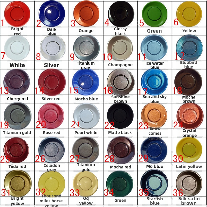 Automobilio atbulinės eigos radaro sistema su 4/6/8 jutikliais, realus balsinis įspėjimas, mėnulio formos LCD TFT ekranas, modelis SP-89-1