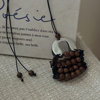 Colier din argint 925, stil coreean, design geometric, placare electrolitică, greutate 11,1 g