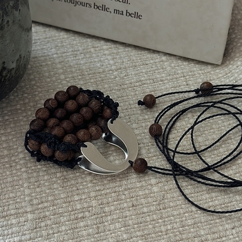 Colier din argint 925, stil coreean, design geometric, placare electrolitică, greutate 11,1 g