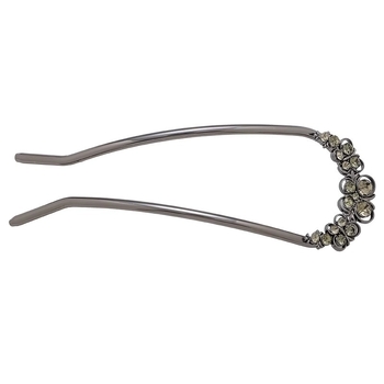 Agrafă pentru păr cu motiv de fluture, formă U, din aliaj, placare electrolitică, stil simplu (Material: aliaj; Formă: U; Motiv: fluture; Finisaj: placare electrolitică; Categorie: agrafe de păr)