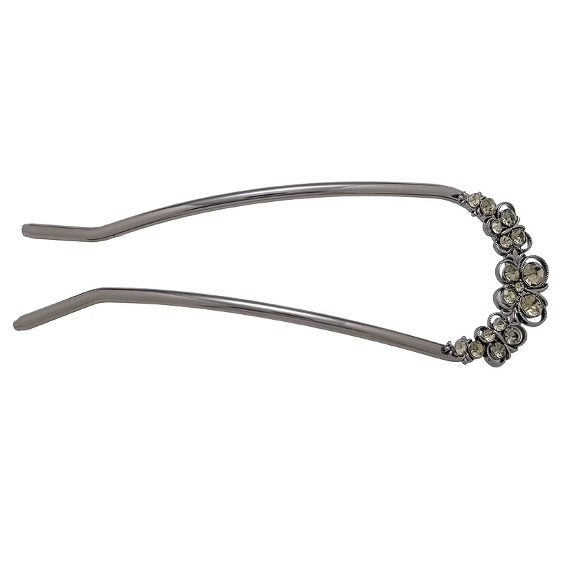 Agrafă pentru păr cu motiv de fluture, formă U, din aliaj, placare electrolitică, stil simplu (Material: aliaj; Formă: U; Motiv: fluture; Finisaj: placare electrolitică; Categorie: agrafe de păr)