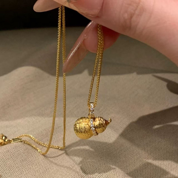 Colier din cupru cu lanț clavicular, pandantiv în formă de floare, placare electroplată, stil medieval