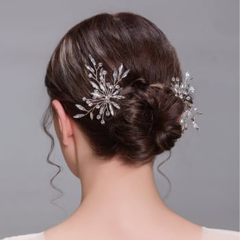 Rhinestone hajdísz, Carlo Jewelry, rombusz forma, női divat kiegészítő