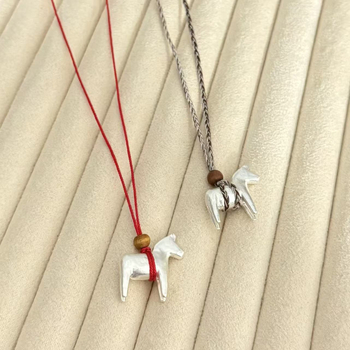 Bakrena ogrlica s bakrenim privjeskom, elektroplatirana, običan lanac, opseg 31–40 cm, casual minimalistički stil