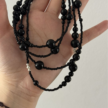 Ogrlica od S925 srebra s geometrijskim privjeskom, obična lančana karika, ručna izrada, INS stil (S925 srebro, geometrijski privjesak, običan lanac, ručna izrada, INS stil)