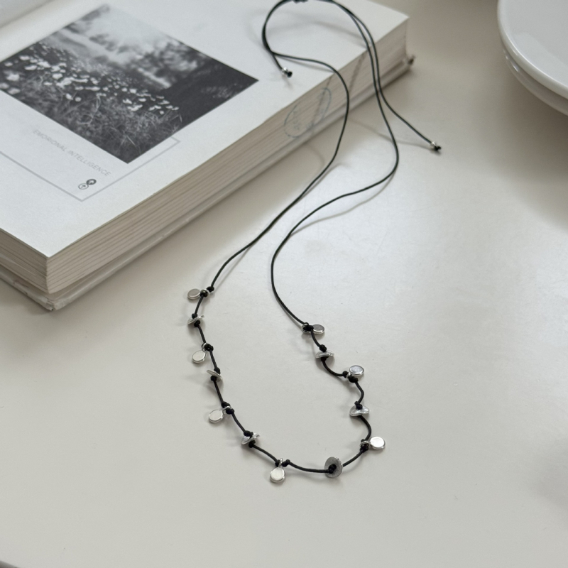 Nyaklánc, S925 ezüst, vízcsepp alakú, kézzel készített, szabványos lánc, INS stílus