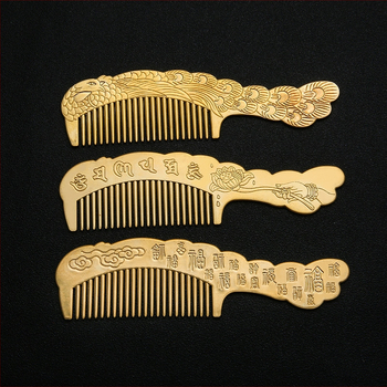 Vaskjuhkse harja paavi motiiviga ja kuuek sõnaline mantra, etniline naiste stiil, looduslik vaske viimistlus