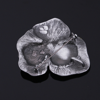 Weiman cvjetna broš — vintage umjetnički stil, cinkova legura, kod Dy13603