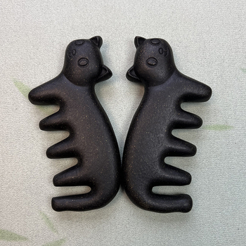 Гребен за масаж на котки с тамян като материал, унисекс, форма: гребен, прецизна изработка, пролет 2025