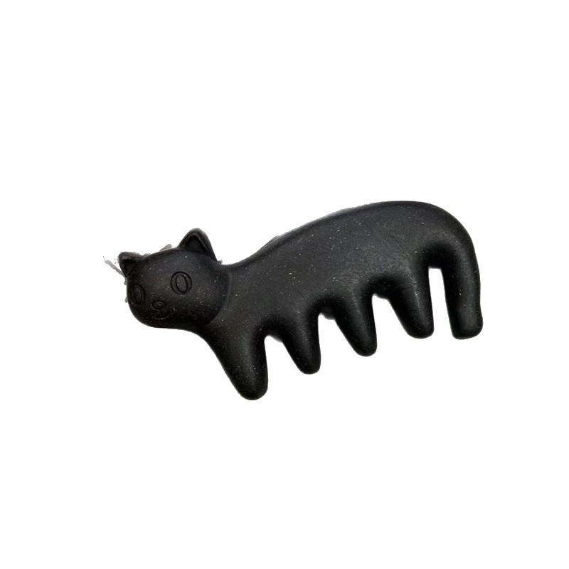 Гребен за масаж на котки с тамян като материал, унисекс, форма: гребен, прецизна изработка, пролет 2025