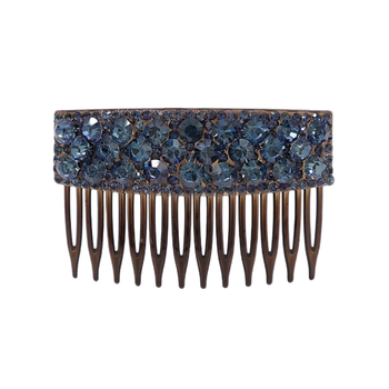 Juukseklips kristallidega, metallist, prantsuse stiil, käsitöö, Amy Show