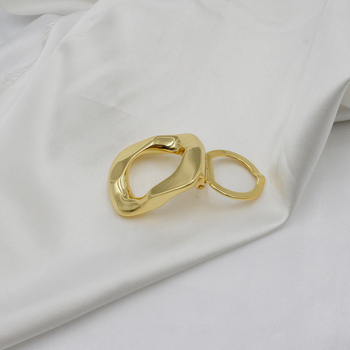 Broš, mosadz, unisex stil, geometrijski dizajn, ML1647