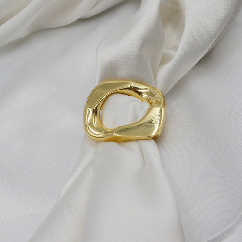 Broš, mosadz, unisex stil, geometrijski dizajn, ML1647
