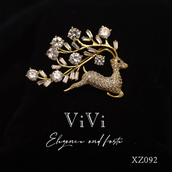 Broš s glavom jelena – slatko, dvostruka upotreba, stil Japana i Koreje, proljeće 2025