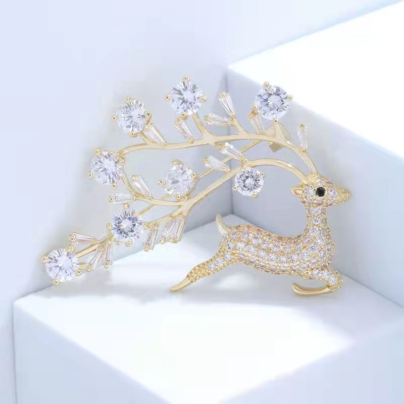 Broš s glavom jelena – slatko, dvostruka upotreba, stil Japana i Koreje, proljeće 2025