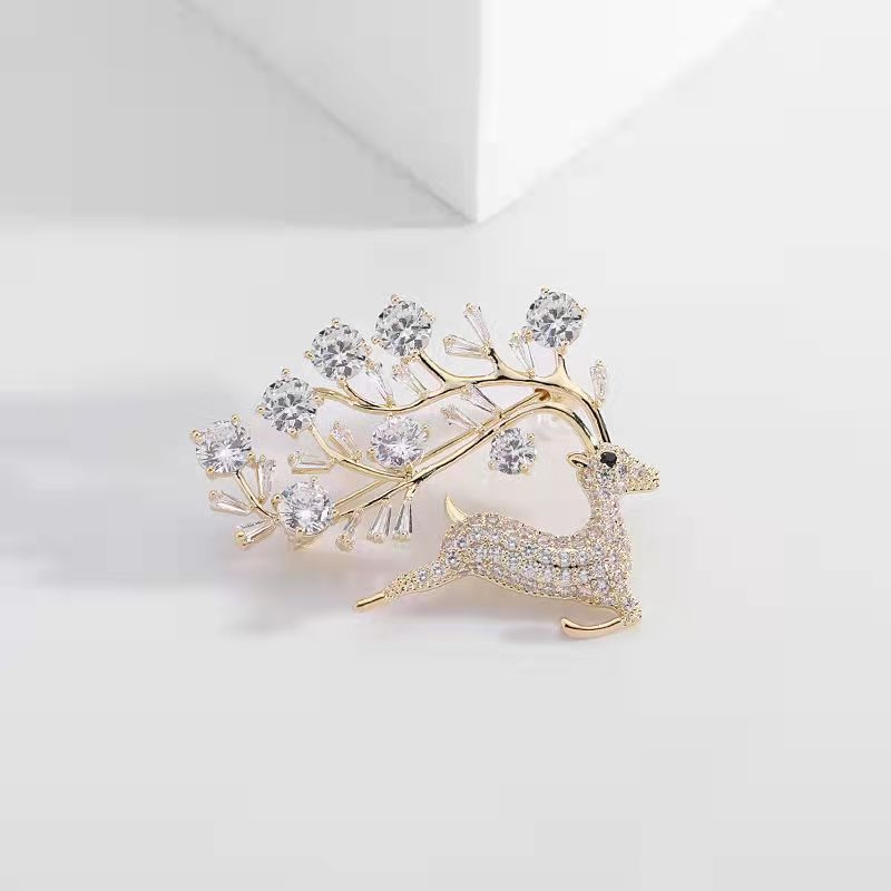 Broš s glavom jelena – slatko, dvostruka upotreba, stil Japana i Koreje, proljeće 2025