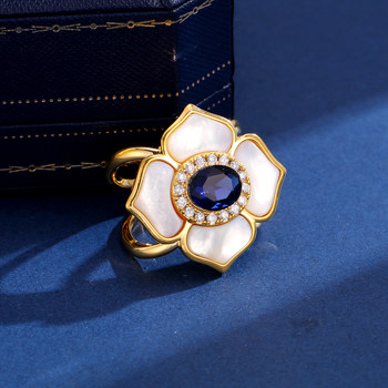 Réz virágos sálkapocs áttört mintával, elektroplattázott felülettel, nőies, egyszerű stílus