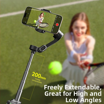 Τρι-άξον σταθεροποιητής για smartphone – παρακολούθηση προσώπου, αυτόματη παρακολούθηση, selfie λειτουργία, ABS+πλαστικό