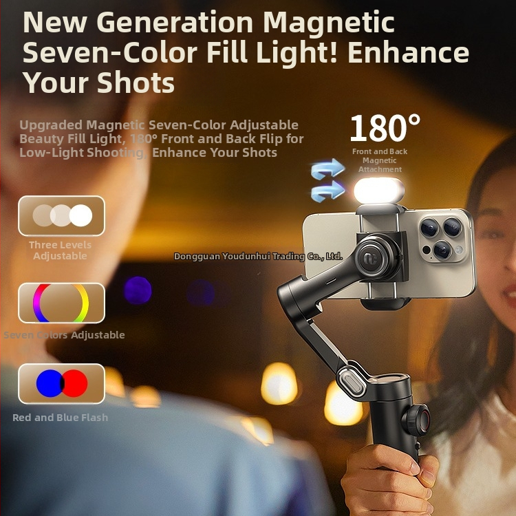 Τρι-άξον σταθεροποιητής για smartphone – παρακολούθηση προσώπου, αυτόματη παρακολούθηση, selfie λειτουργία, ABS+πλαστικό