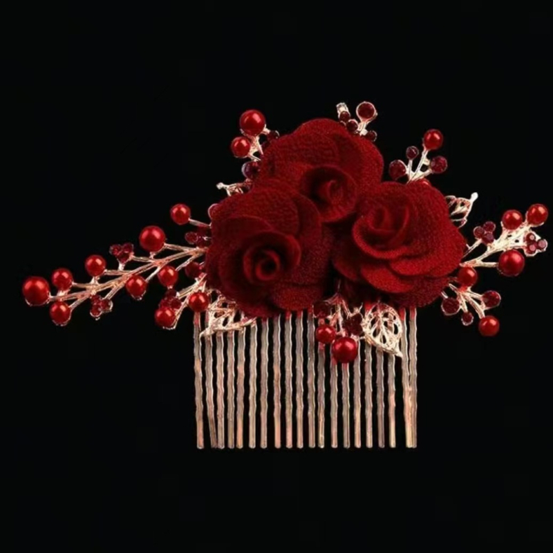 Fém hajdísz fejfedő – retro, etnikus és elegáns stílus; alkalmas esküvőre, születésnapra és fesztiválra; külön csomagolású; modell 806.