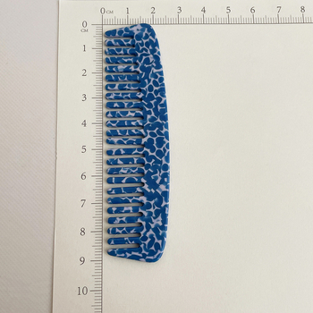 Acetát fésű, antistatikus, széles fogak, polírozott felület, hordozható, uniszex