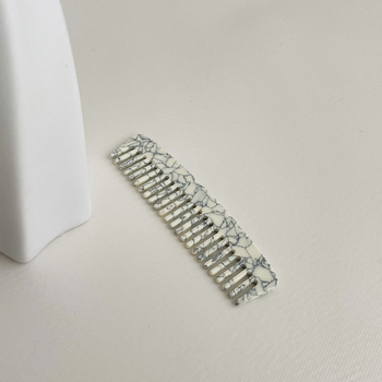 Acetát fésű, antistatikus, széles fogak, polírozott felület, hordozható, uniszex