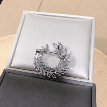 Broșă Profound, cupru, în formă de U, placare electroplată, decorativă