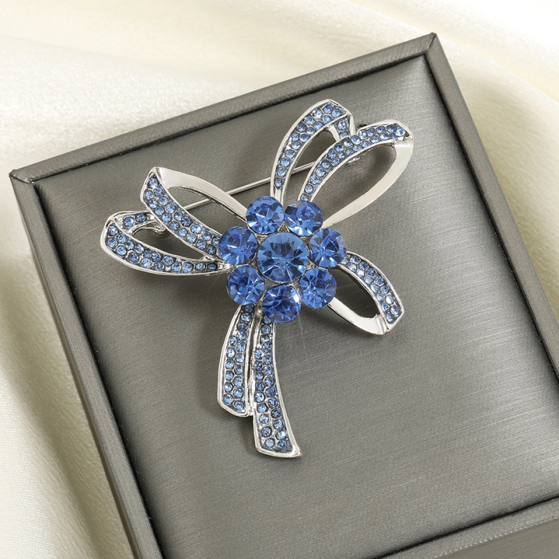 Bakrena minimalistička mašna broš za žene, elektroplatirano, višestruka funkcionalnost