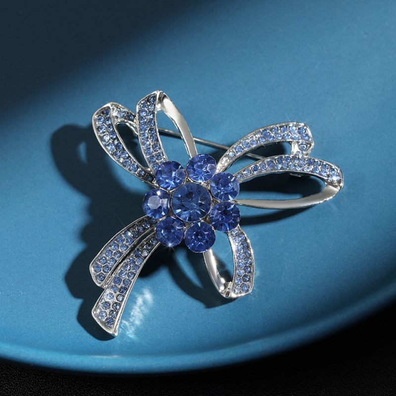 Bakrena minimalistička mašna broš za žene, elektroplatirano, višestruka funkcionalnost