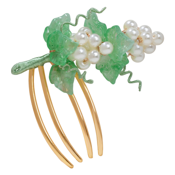 Hajdísz - kézzel készített, vintage nemzeti/palotai stílus, gyümölcs alakú, kevert anyagok