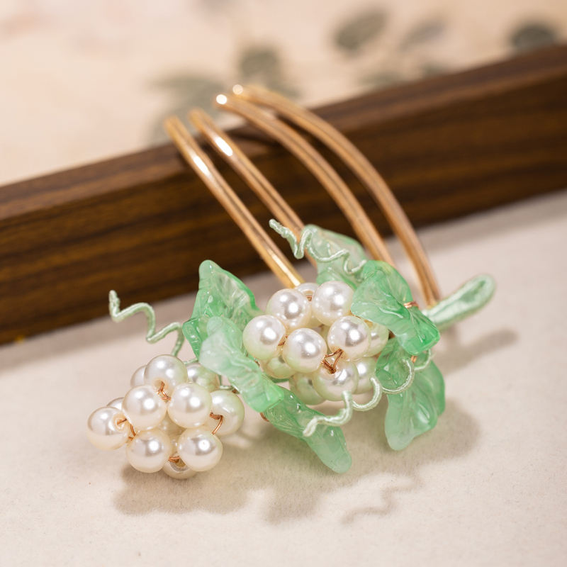 Hajdísz - kézzel készített, vintage nemzeti/palotai stílus, gyümölcs alakú, kevert anyagok