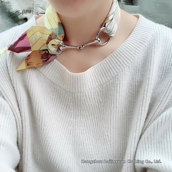 Agrafă metalică pentru șal pătrat – stil franțuz retro, pentru șaluri din mătase | Brand SIGISHIR/sigixuan