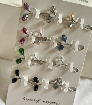 Női sálkapocskészlet, U-alakú klipsz ötvözetből, elektroplatt bevonat (Származás: Jinhua)