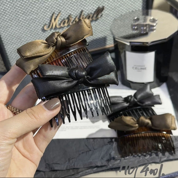 Accesoriu păr tip furcă, lucrat manual, materiale mixte, versiune coreeană, lansare toamnă 2025