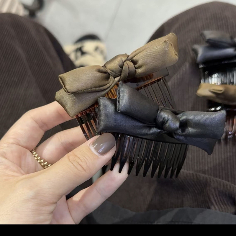 Accesoriu păr tip furcă, lucrat manual, materiale mixte, versiune coreeană, lansare toamnă 2025