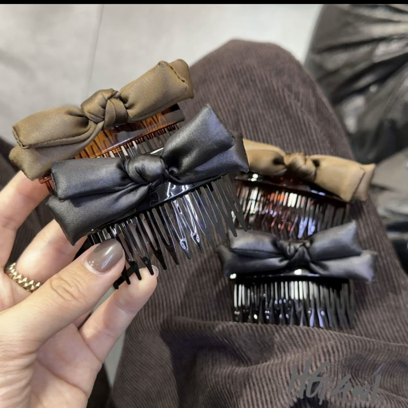 Accesoriu păr tip furcă, lucrat manual, materiale mixte, versiune coreeană, lansare toamnă 2025