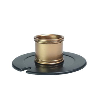 Selyemsál csat, hengeres alakú, cinkötvözet, galvanizált, aranyozott bevonat, egyszerű női stílus