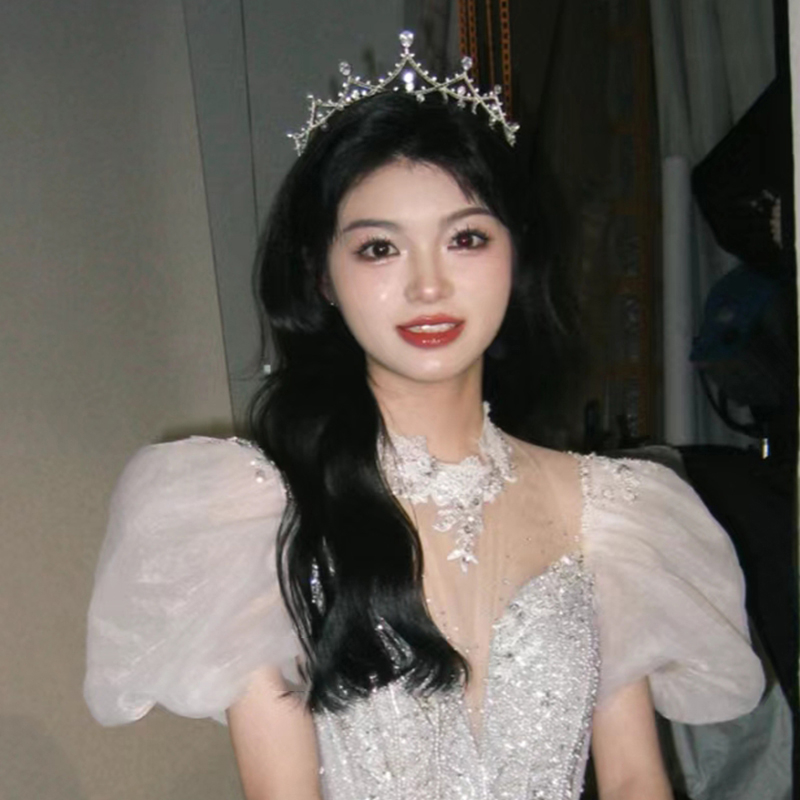 Κορώνα μαλλιών για τα 18α γενέθλια – μεταλλική κορώνα με κρύσταλλα, κομψό ελαφρύ γυναικείο στυλ, αξεσουάρ μαλλιών για γάμο, δυνατότητα παραμετροποίησης