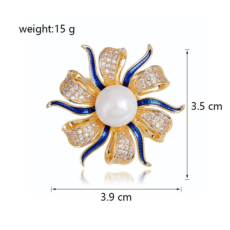 Réz gallérzár masnit s virágmotívummal, elektroplakált felület, japán-koreai stílus, 2025 tavaszi kiadás