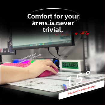 Podložka pod myš z tvrdeného skla pre hranie | jednostranná, tlač loga, vyrobené na zákazku podľa vzorky/obrazu