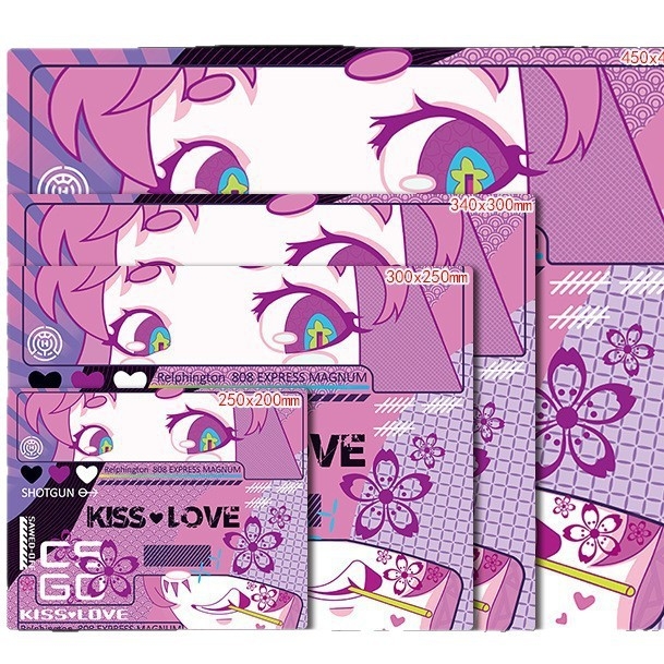 Podložka pod myš z tvrdeného skla pre hranie | jednostranná, tlač loga, vyrobené na zákazku podľa vzorky/obrazu